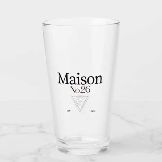 Verre Drinking glass (Devant)