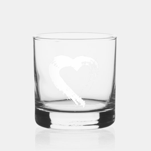 Verre Drinkware Lune Coeur (Recto)
