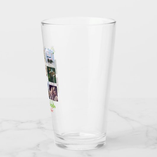 Verre Drôle BFF PHOTO COLLAGE Cadeau personnalisé AVOCAD (Gauche)