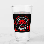 Verre Drôle Bière Pub Et Dose Jeu Cadeaux (Devant)