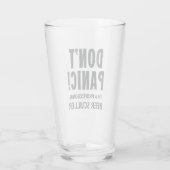 Verre Drôle Boisson de bière (Dos)