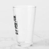 Verre Drôle Boisson de bière (Gauche)