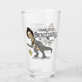 Verre Drôle Charlotte Bronte Saurus Dinosaur Lecteur de (Devant)