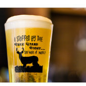 Verre Drôle Chasse aux Cerfs Whitetail Buck Sports Citat