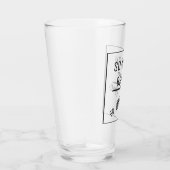 Verre Drôle Citation de bière célèbre des paroles (Droite)