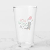Verre Drôle Cowboy Joyeux Noël Y'all (Dos)