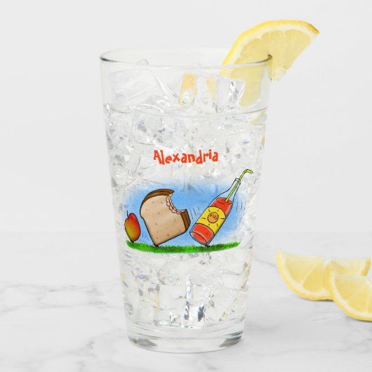 Verre Drôle de dessin animé de fourmis (Dos glace)