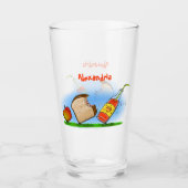 Verre Drôle de dessin animé de fourmis (Devant)