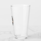 Verre Drôle de friandise pour chien Halloween Design vec (Gauche)
