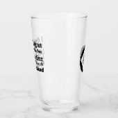 Verre Drôle des paroles de bière historiques (Gauche)