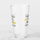 Verre Drôle Dire Bière Boire Parties scintillant de pint (Gauche)