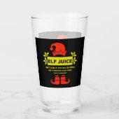 Verre Drôle Étiquettes de la bière de Noël (Dos)