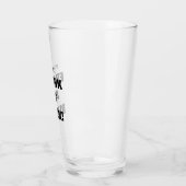 Verre Drôle Frunk As Duck ! Bière (Gauche)