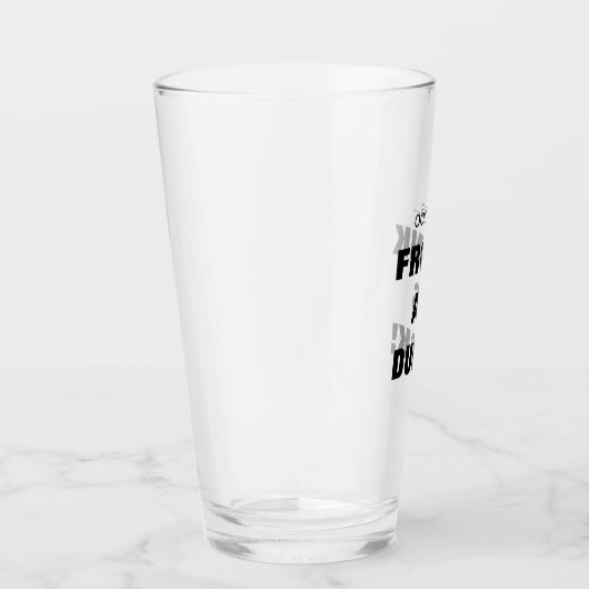 Verre Drôle Frunk As Duck ! Bière (Droite)