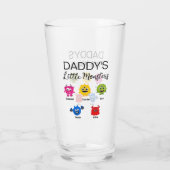 Verre Drôle Halloween le petit monstre de papa (Dos)