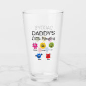 Verre Drôle Halloween le petit monstre de papa (Devant)