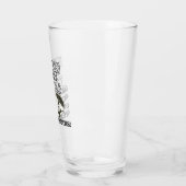 Verre Drôle Homme et Citation de pêche Trouble Open Mout (Gauche)