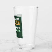 Verre Drôle Irlandais Boire Shenanigans Annulé Citation (Gauche)