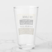 Verre Drôle Je ne bois plus jamais Citation de reprise (Dos)