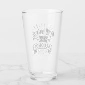 Verre Drôle Je vais apporter l'alcool (Dos)