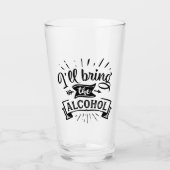 Verre Drôle Je vais apporter l'alcool (Devant)