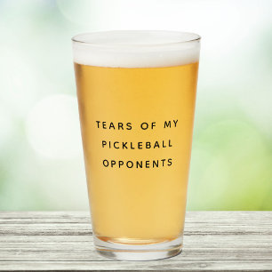 Verre Drôle larmes de mes adversaires de la typographie 