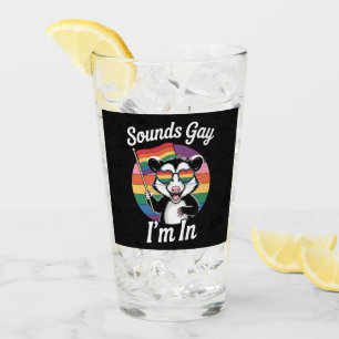 Verre Drôle LGBTQ Fierté Arc-en-ciel Sons Gay Je Suis En