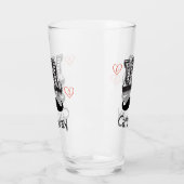 Verre Drôle M. Mustache Nom (Gauche)