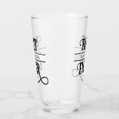 Verre Drôle meilleur titre d'emploi Procrastinator jamai (Gauche)