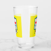 Verre Drôle Noël Cognac Étiquette (Droite)