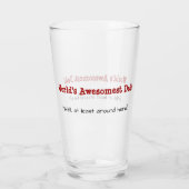 Verre Drôle | Papa le plus malheureux du monde | FÊTE DE (Dos)