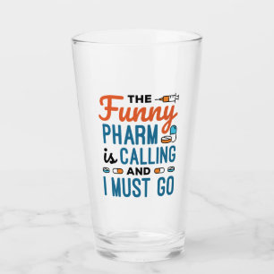 Verre Drôle Pharm appelle et je dois y aller