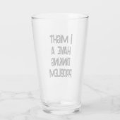 Verre Drôle Pickleball Je Pourrais Avoir Un Problème De (Dos)