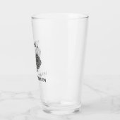Verre Drôle Pickleball Pilsner Style Beer Glass (Gauche)