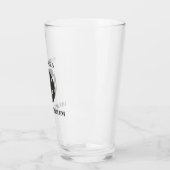 Verre Drôle Pickleball Pilsner Style Beer Glass (Gauche)