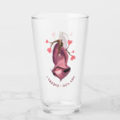 Verre Drôle romantique Sloth Smile Cartoon - Salutation (Dos)
