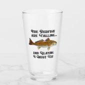 Verre Drôle Rupin Appelant Quote Pêcheur Poisson (Devant)
