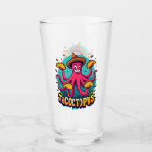 Verre Drôle Taco Octopus Cartoon Alimentation Pun (Devant)