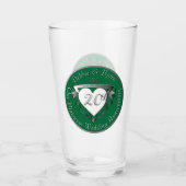 Verre du 20e anniversaire du Mariage (Devant)