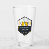 Verre du logo de la bière sur mesure (Devant)