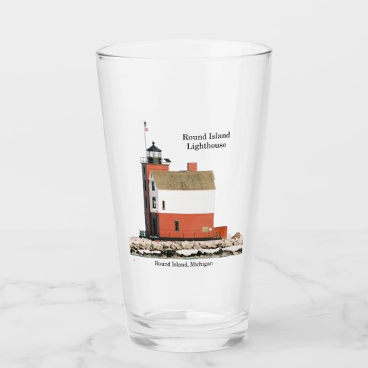 Verre du phare de Round Island (Devant)