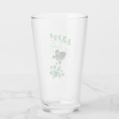 Verre Duck Clover Happy Go Lucky St Patrick's Day (Dos)