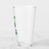 Verre Duck Clover Happy Go Lucky St Patrick's Day (Gauche)