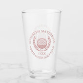 Verre Dusty Rose Pink Personalized Golf Club Name (Devant)