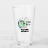 Verre Eau de peinture ne buvez pas (Dos)