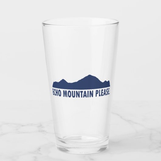 Verre Echo Mountain S'Il Vous Plaît (Devant)