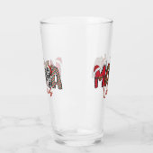 Verre Écriture Mama Claus (Gauche)