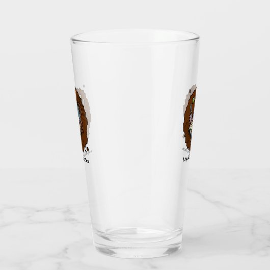 Verre Écrivain De Mole Inspiration Liquide Dans Le Dessi (Droite)