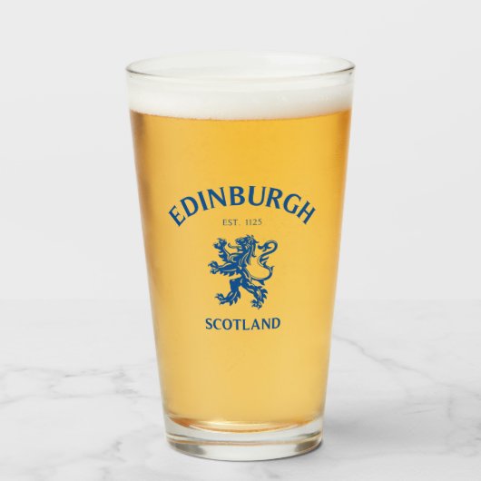 Verre EDIMBOURG Écosse (Devant (rempli))