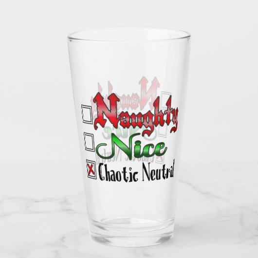 Verre Édition Naughty Or Nice Gamers (Dos)
